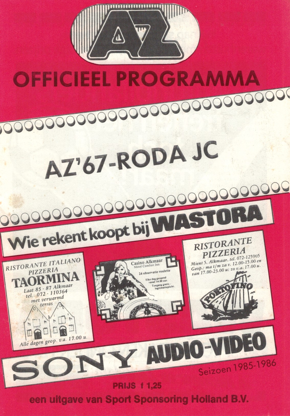 AZ Programma 27-apr-1986 Roda thuis